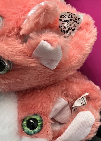 Kızlar için renkli peluş ev terlikleri - Görsel 6