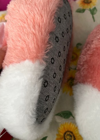 Kızlar için renkli peluş ev terlikleri - Görsel 4