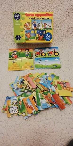 ingilizce puzzle set