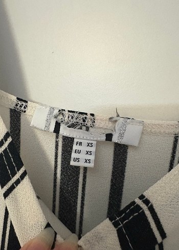 Düğmeli Çizgili Uzun Kadın Tulum - Görsel 3