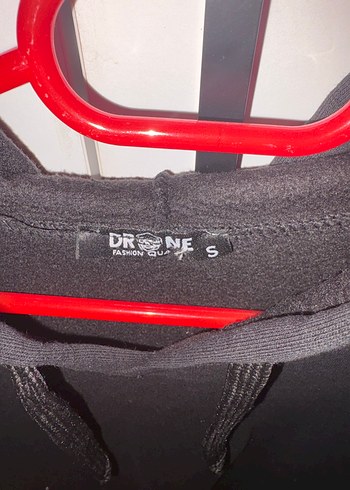 Siyah Kapüşonlu Uzun Kollu Sweatshirt - Görsel 2