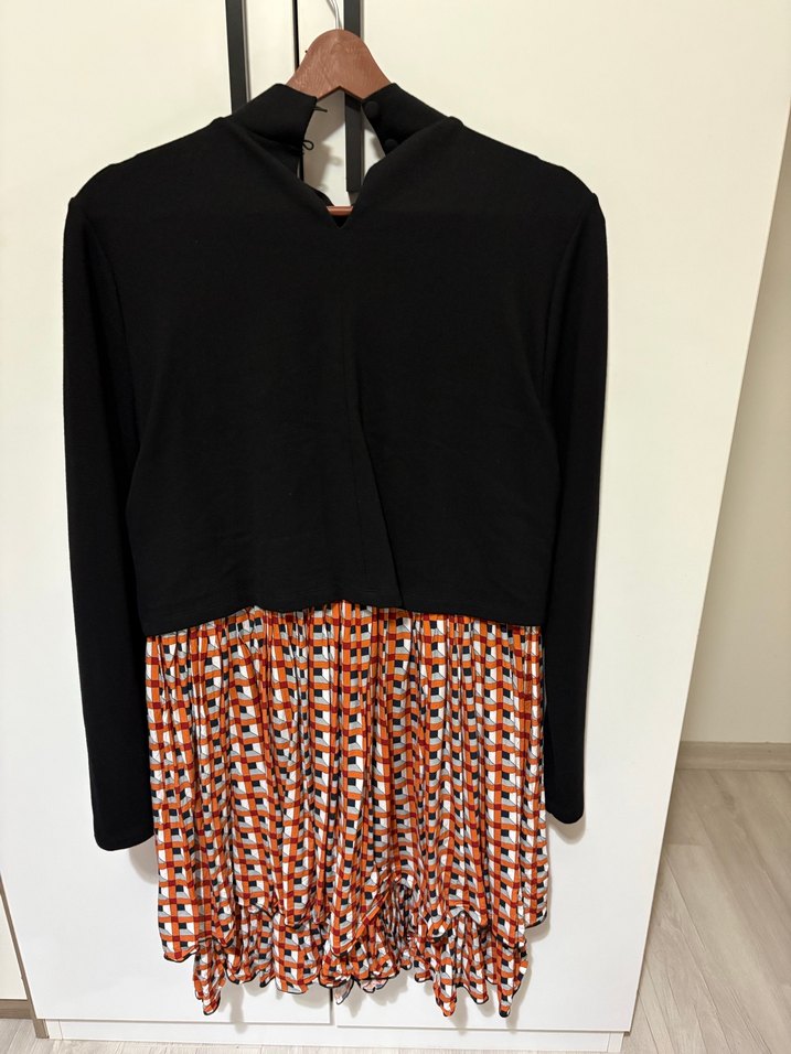 Uzun Kollu Elbise - Görsel 2