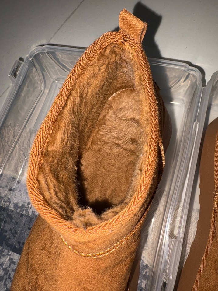 Kahverengi Süet Kürklü Dolgu Topuk Bot - Görsel 2