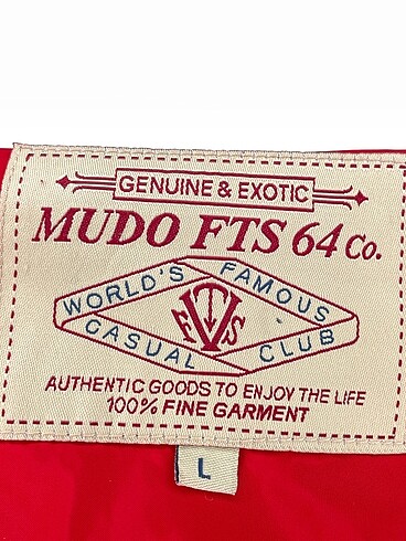 l Beden kırmızı Renk Mudo Mont %70 İndirimli.