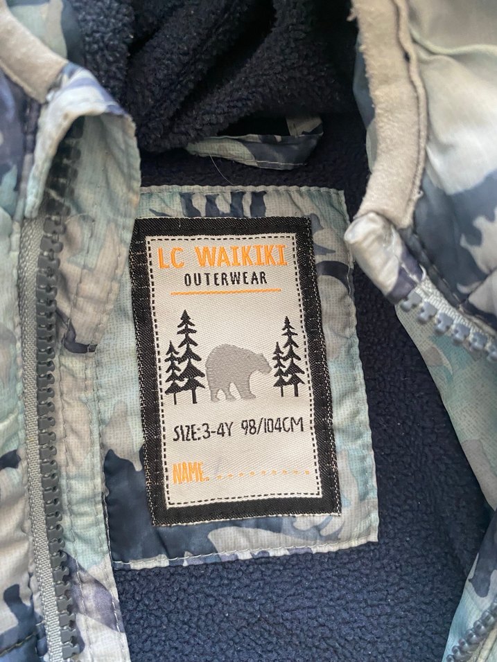 Erkek Çocuk Mont Bere ve Atkı Seti - Görsel 2