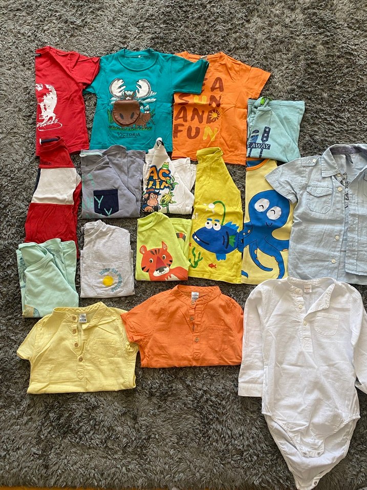 LC Waikiki 12 adet tshirt ve 4 adet gömlek - Görsel 2