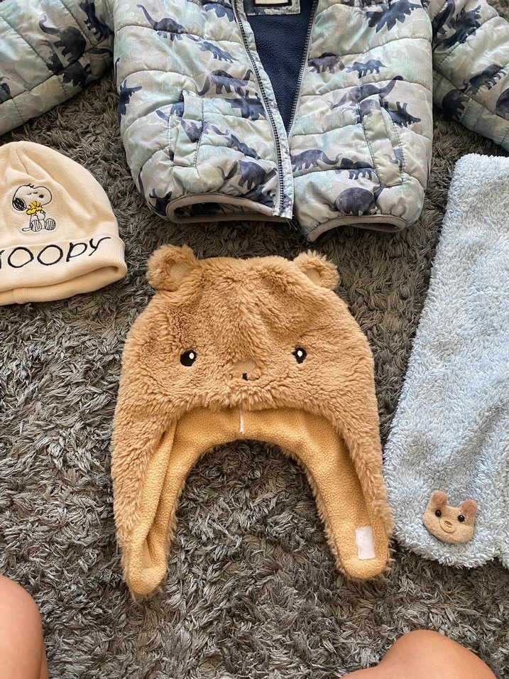 Erkek Çocuk Mont Bere ve Atkı Seti - Görsel 3