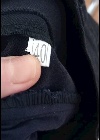 Siyah Regular Fit keten Pantolon - Görsel 6