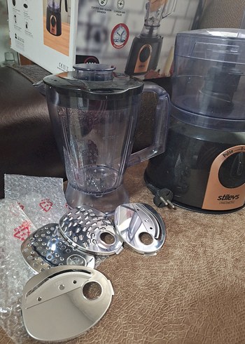 Stilevs Çok Fonksiyonlu Siyah Mutfak Robotu - Görsel 2