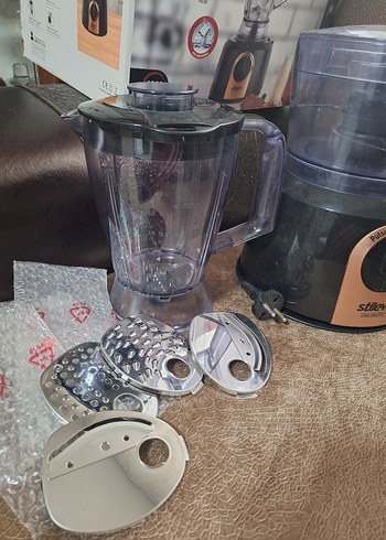 Stilevs Çok Fonksiyonlu Siyah Mutfak Robotu - Görsel 3