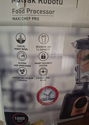 Stilevs Çok Fonksiyonlu Siyah Mutfak Robotu - Görsel 8