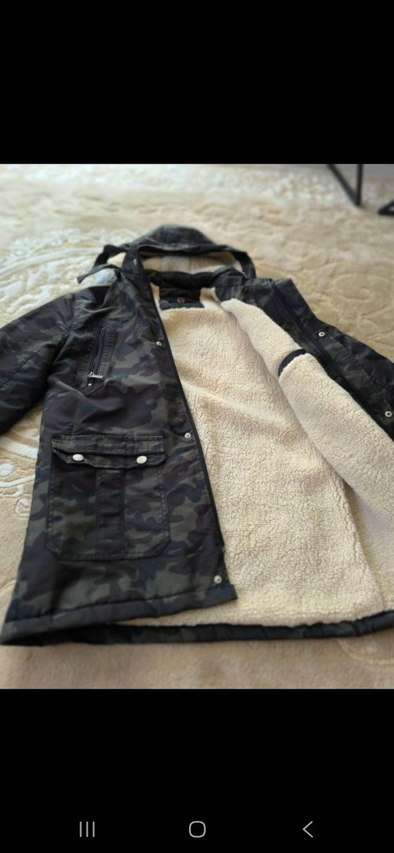 Kamuflaj Desenli  Mont - Görsel 3