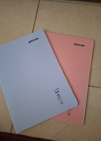 Pastel Renkli A4 Defter Seti - Görsel 2