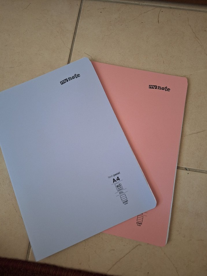 Pastel Renkli A4 Defter Seti - Görsel 2