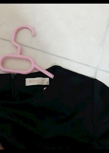 Siyah Uzun Kollu Şık Elbise - Görsel 4