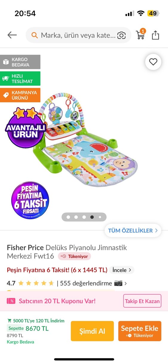 Renkli Bebek Oyun Matı ve Müzikli Aktivite Merkezi - Görsel 2