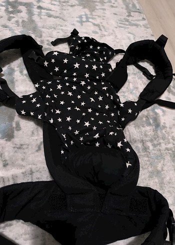 Solomombaby Siyah Ergonomik Bebek Kanguru - Görsel 3