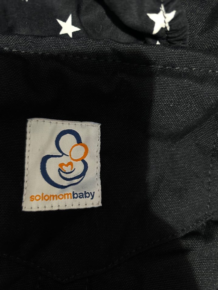Solomombaby Siyah Ergonomik Bebek Kanguru - Görsel 5