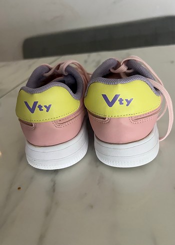 Pembe Bağcıklı çocuk Kadın Ayakkabı - Görsel 4