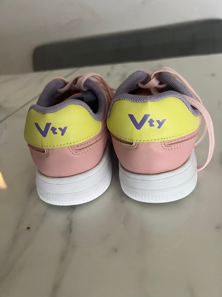 Pembe Bağcıklı çocuk Kadın Ayakkabı - Görsel 4