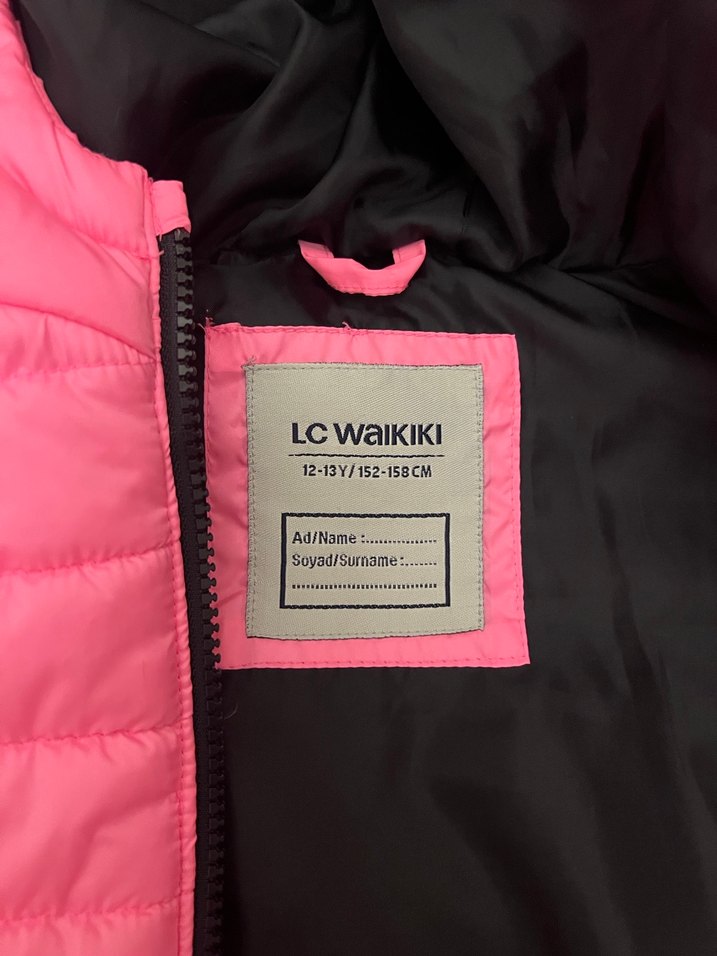 Kız Çocuk Pembe Kapüşonlu Şişme Yelek - Görsel 4