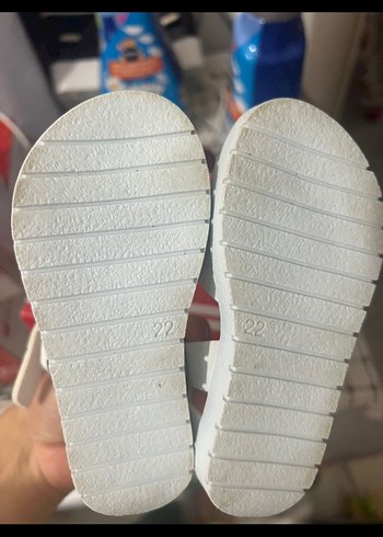 Kız Çocuk Beyaz Tokalı Sandalet - Görsel 3