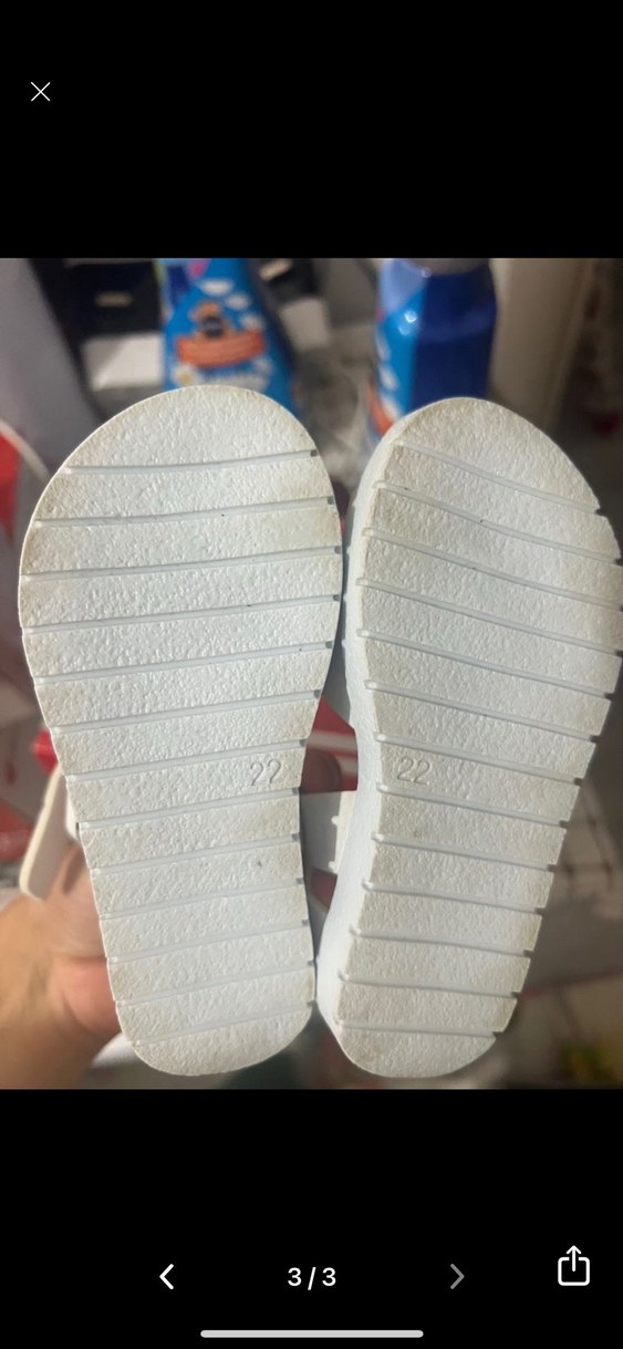 Kız Çocuk Beyaz Tokalı Sandalet - Görsel 3