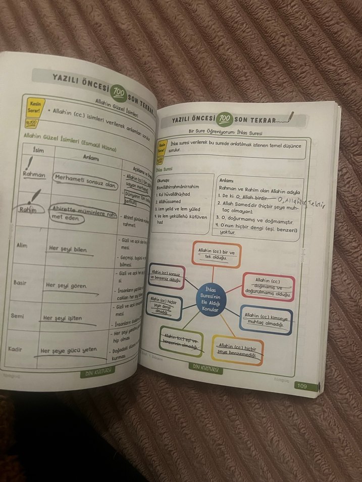 Tonguç 5. Sınıf 1. Dönem Yazılı Notları - Görsel 2