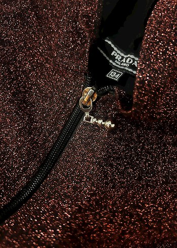 Kahverengi Kapüşonlu Fermuarlı kız Çocuk hırka - Görsel 5