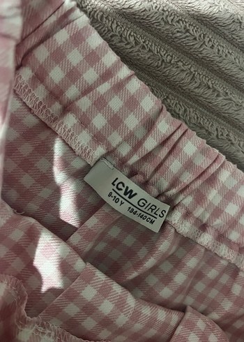 Pembe Pileli Midi Ekose Etek - Görsel 3