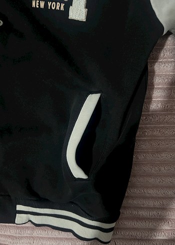 Düğmeli Siyah Spor hırka - Görsel 6