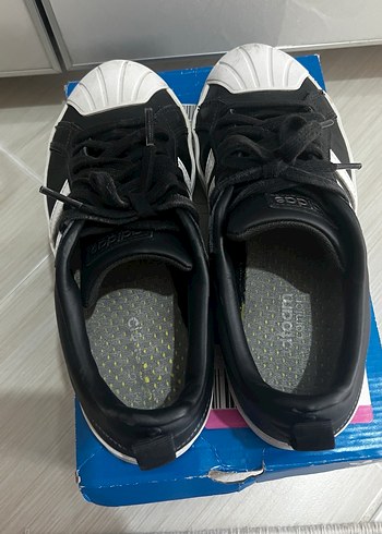 Adidas Siyah Beyaz Spor Kadın Süperstar - Görsel 2