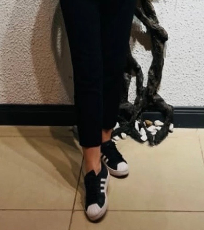 Adidas Siyah Beyaz Spor Kadın Süperstar - Görsel 3