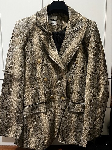 American Vintage Yilan derisi ceket blazer