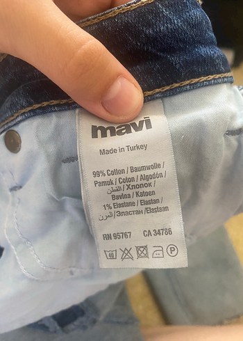 Mavi Jeans Kadın Koyu Mavi Denim Midi Boy Kot Pantolon