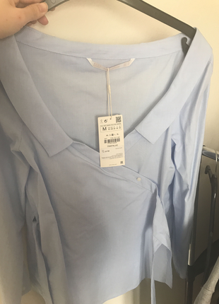 m Beden Zara bağlamalı gömlek