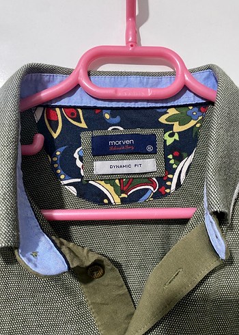 Su yeşili Kısa Kollu Polo Tişört - Görsel 3