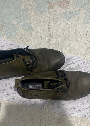 Hotiç Erkek Deri Sokak Stili Bot - Görsel 2