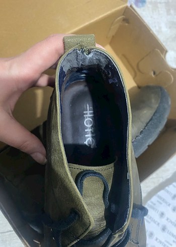 Hotiç Erkek Deri Sokak Stili Bot - Görsel 8