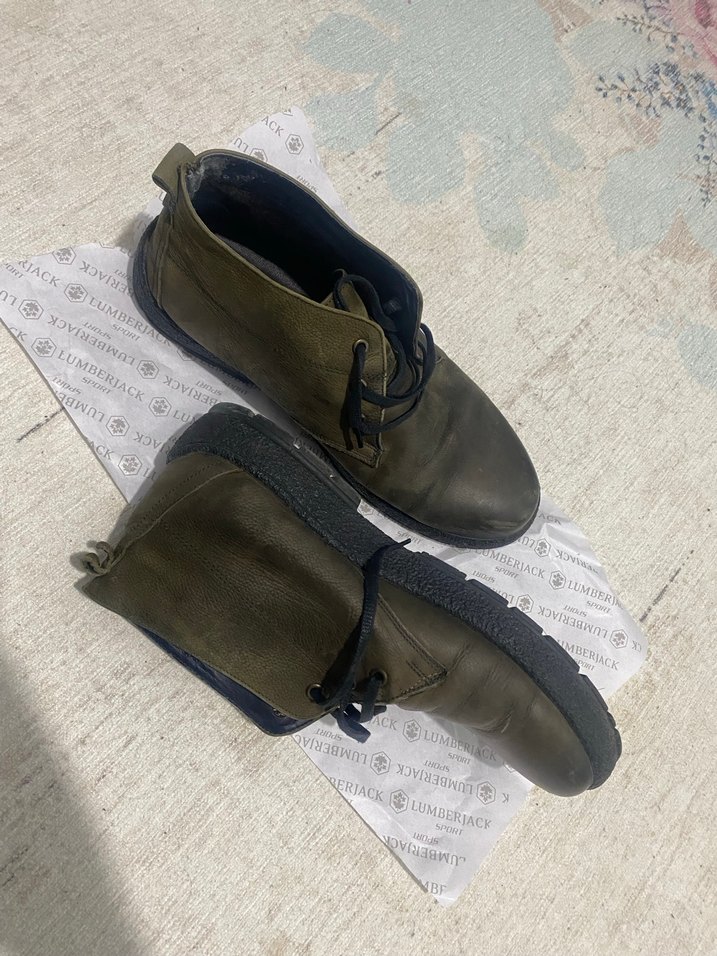 Hotiç Erkek Deri Sokak Stili Bot - Görsel 4