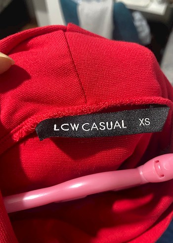 Kırmızı Yüksek Yakalı Midi Triko Elbise - Görsel 6