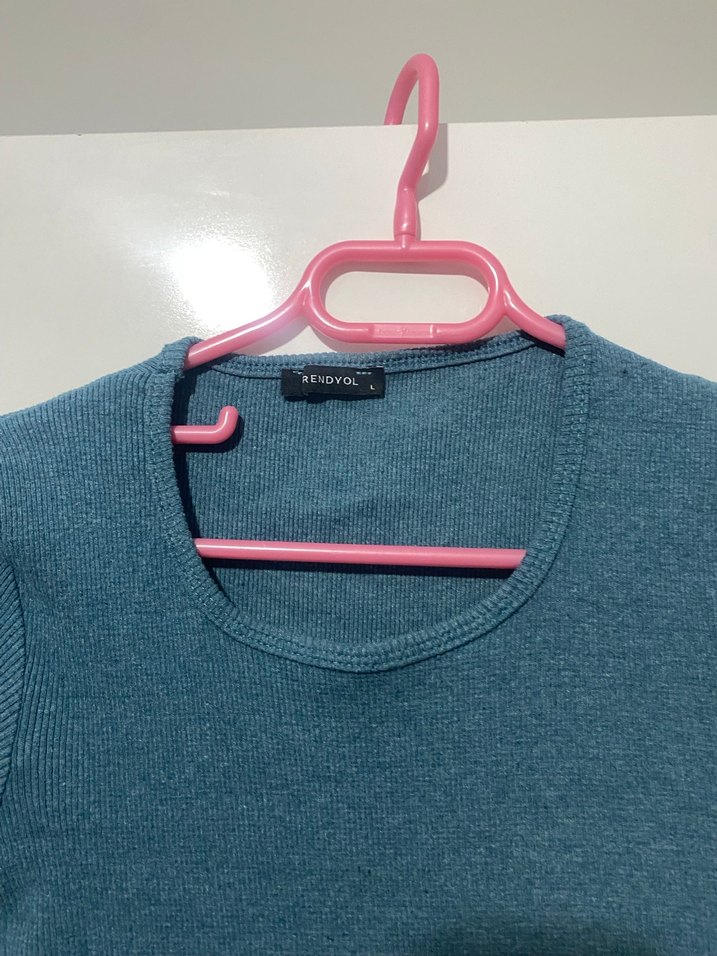 Mavi Mini Basic  Elbisesi - Görsel 3