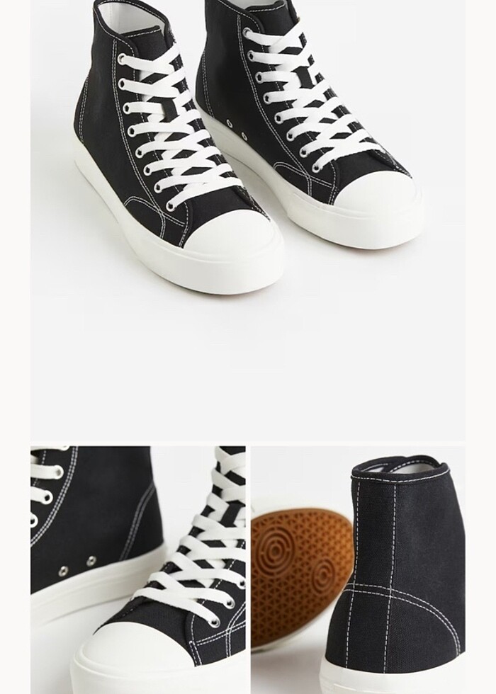 Hm yüksek bileklikli spor ayakkabı - Görsel 2