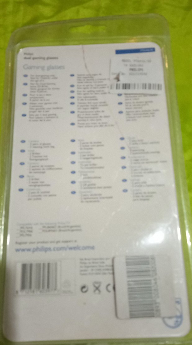 Philips Siyah Gaming Gözlüğü Velcro Bantlı - Görsel 4