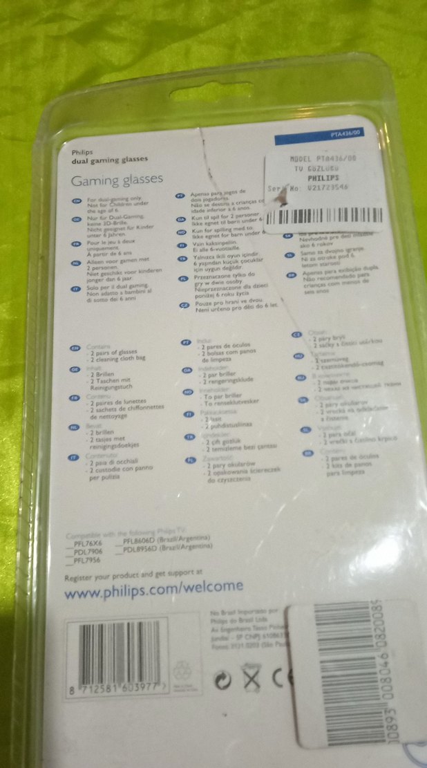 Philips Siyah Gaming Gözlüğü Velcro Bantlı - Görsel 5