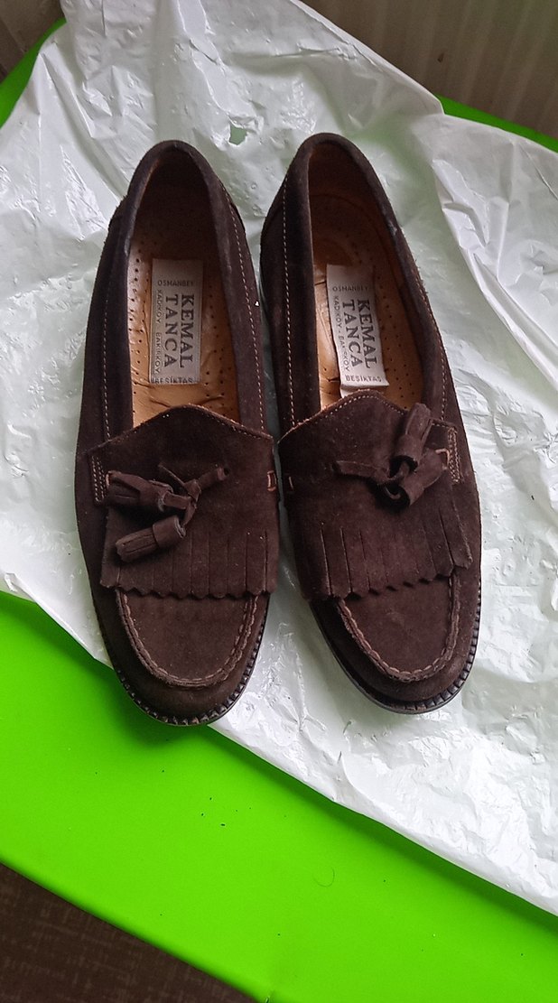 Kahverengi Erkek Çocuk Süet Loafer 38  39 - Görsel 2
