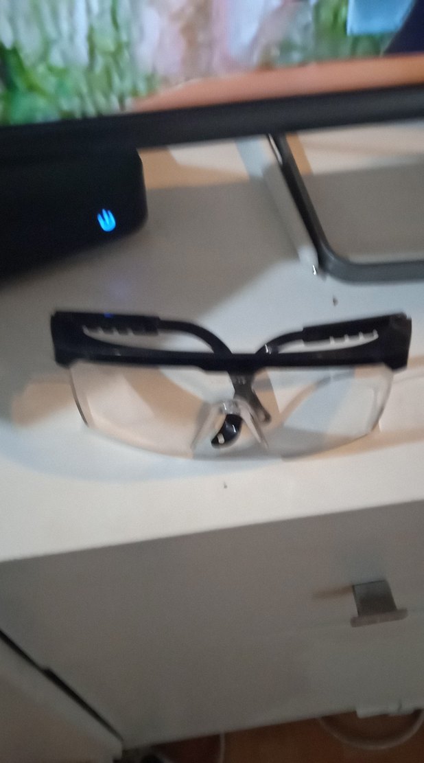 Şeffaf Beyaz Minimalist çalışma gozluk - Görsel 4