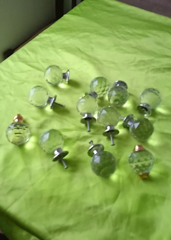 Renkli şeffaf dolap kulp - Görsel 4