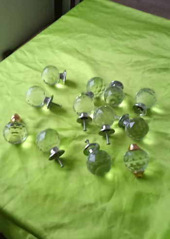 Renkli şeffaf dolap kulp - Görsel 3