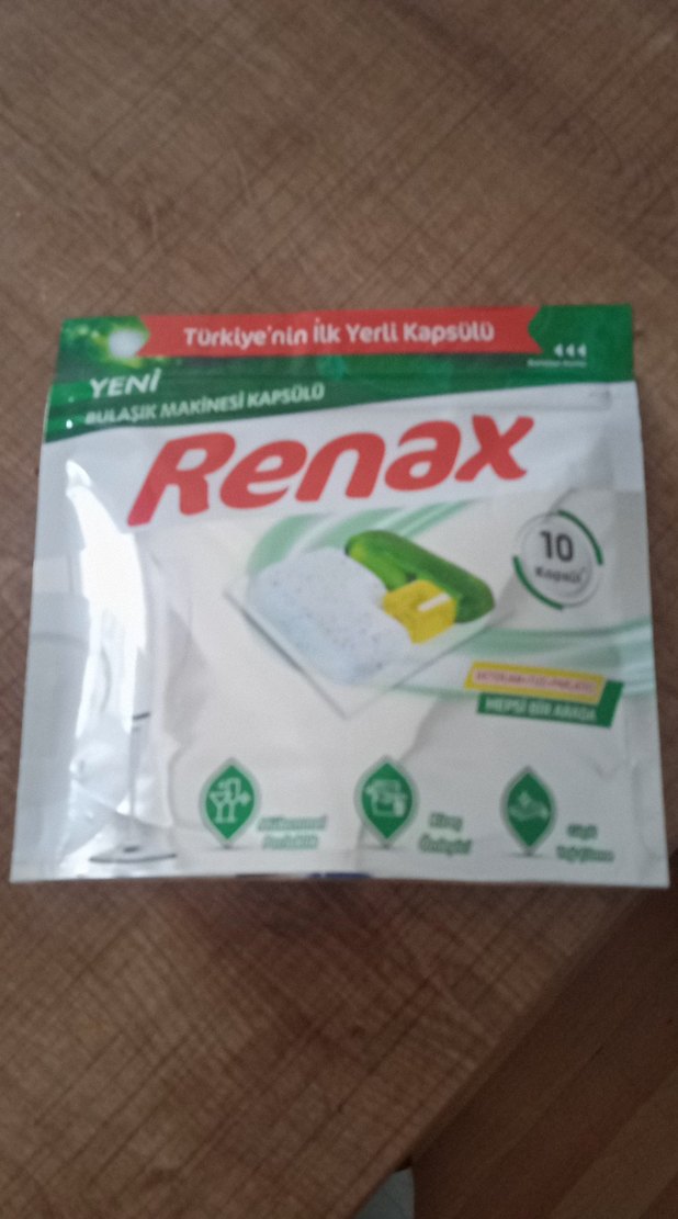 Renax Bulaşık Makinesi Kapsülü 10'lu - Görsel 3